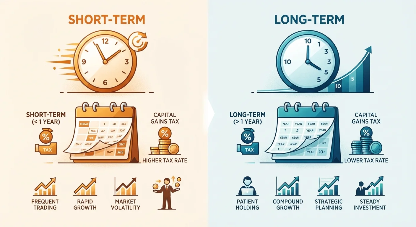 Capital Gains: Short-Term vs. Long-Term Tax Treatment