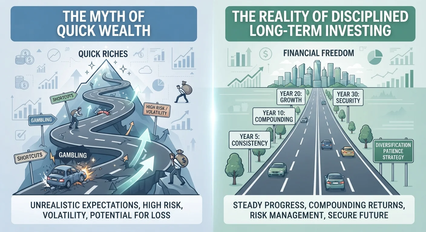 Common Myths About Getting Rich Through Investing