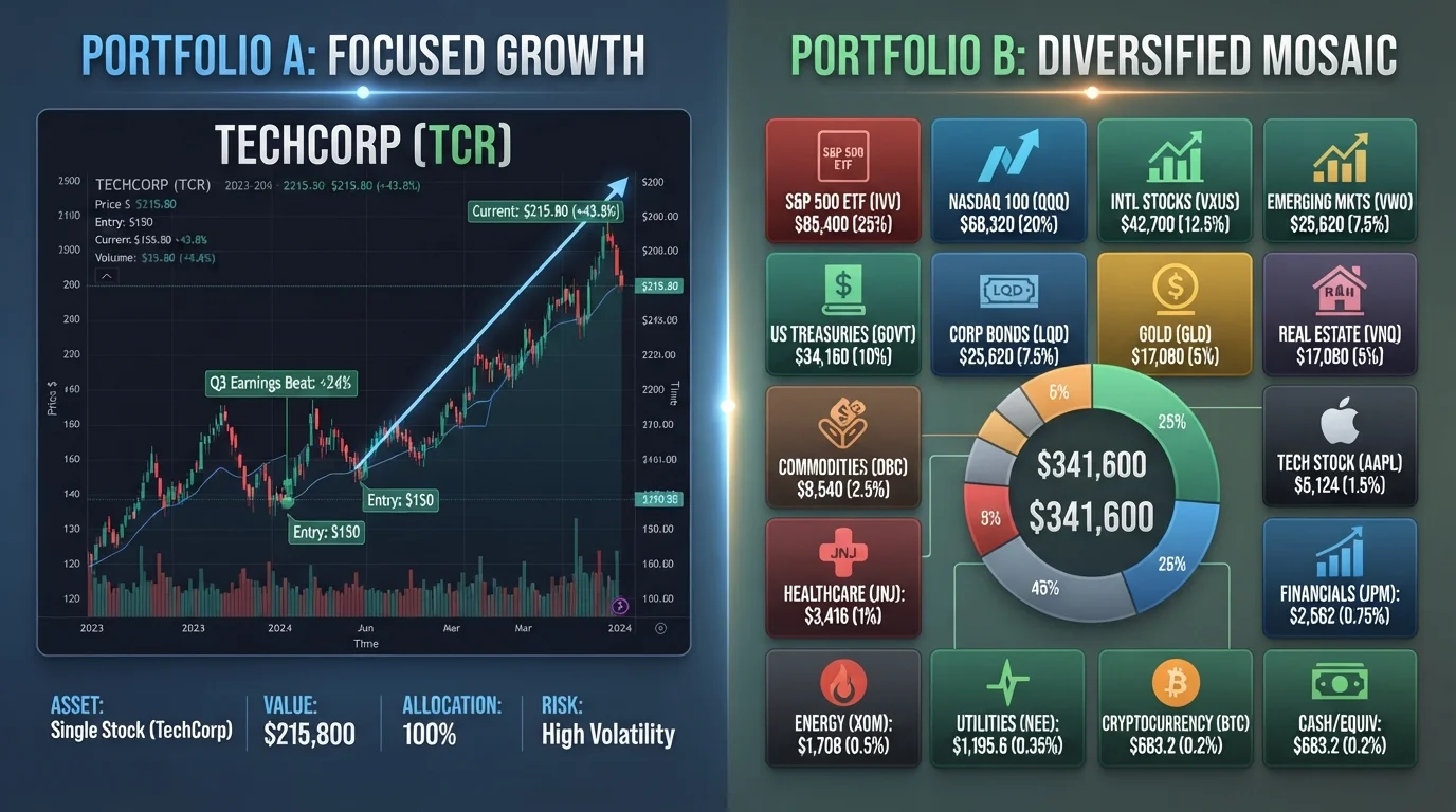 Concentrated vs. Diversified Portfolios: The Trade-Offs Every Investor Should Understand