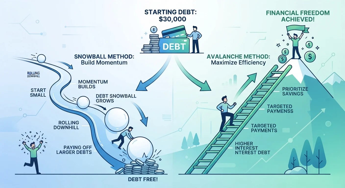 Debt Snowball vs Debt Avalanche: Two Repayment Philosophies Compared