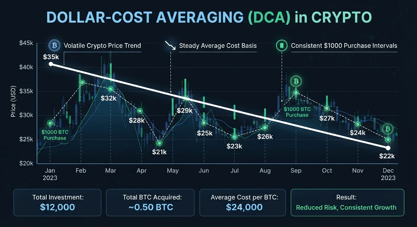 Dollar-Cost Averaging in Volatile Markets: How It Applies to Crypto