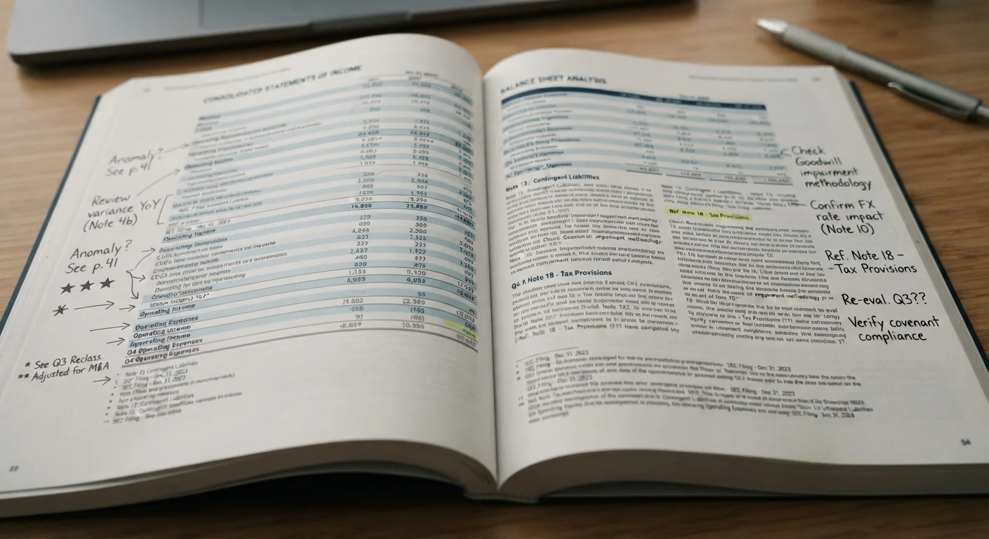 Footnotes Are Not Fine Print: What the Notes to Financial Statements Reveal