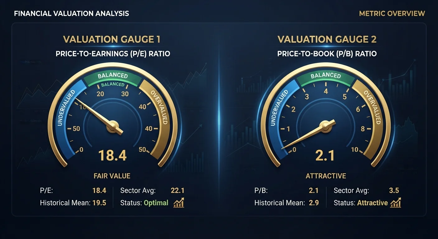 Price-to-Earnings Ratio vs Price-to-Book Ratio: Choosing the Right Valuation Yardstick