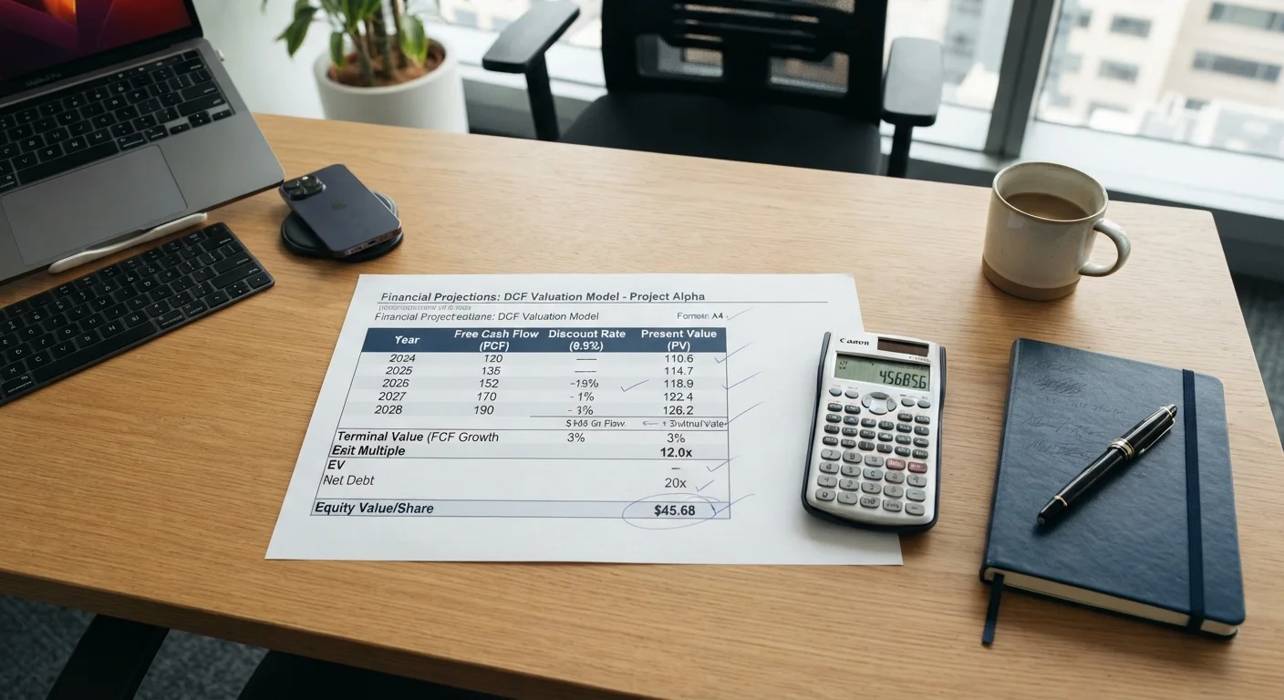 Reading a Discounted Cash Flow Model Without Getting Lost in the Math