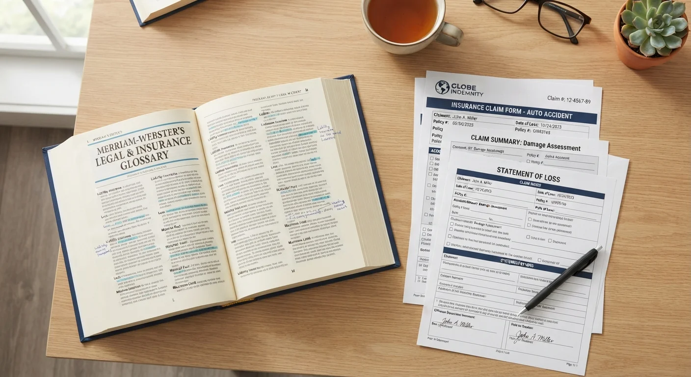 The Language of Insurance Claims: A Plain-English Glossary