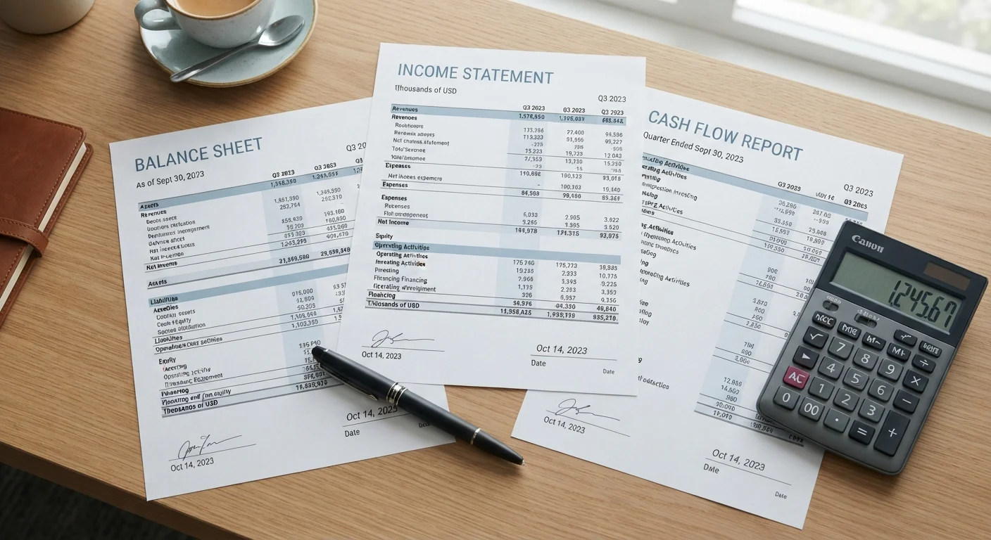 The Three Core Financial Statements and What They Actually Tell You